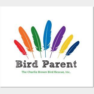 CB bird parent - black type Posters and Art